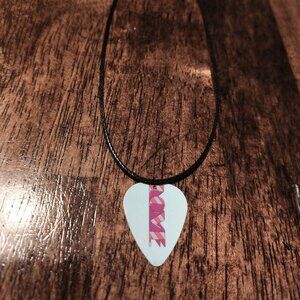 THE BEATLES LOVE GUITAR PICK NECKLACE